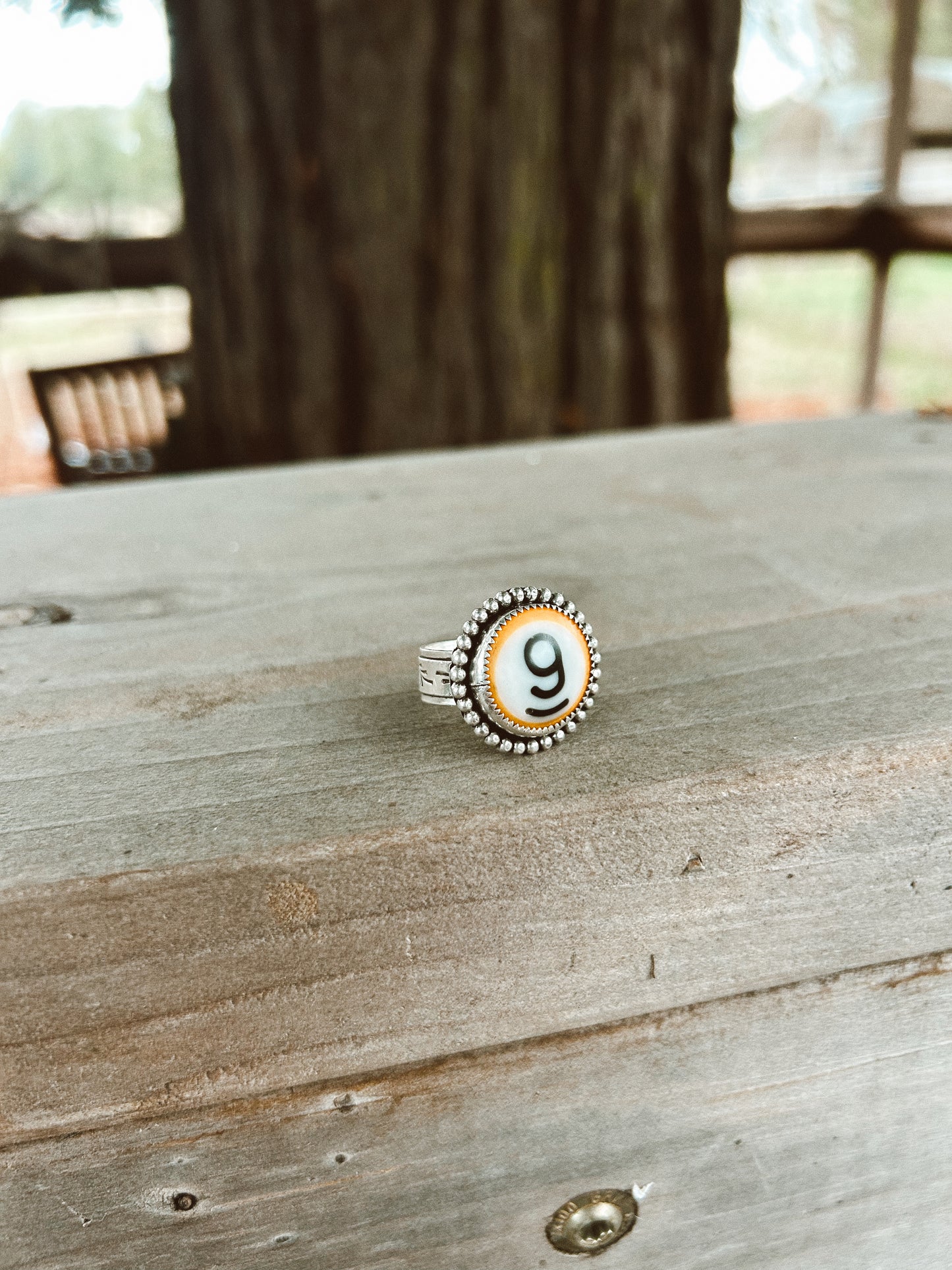 9 Billiard Ring Size 8
