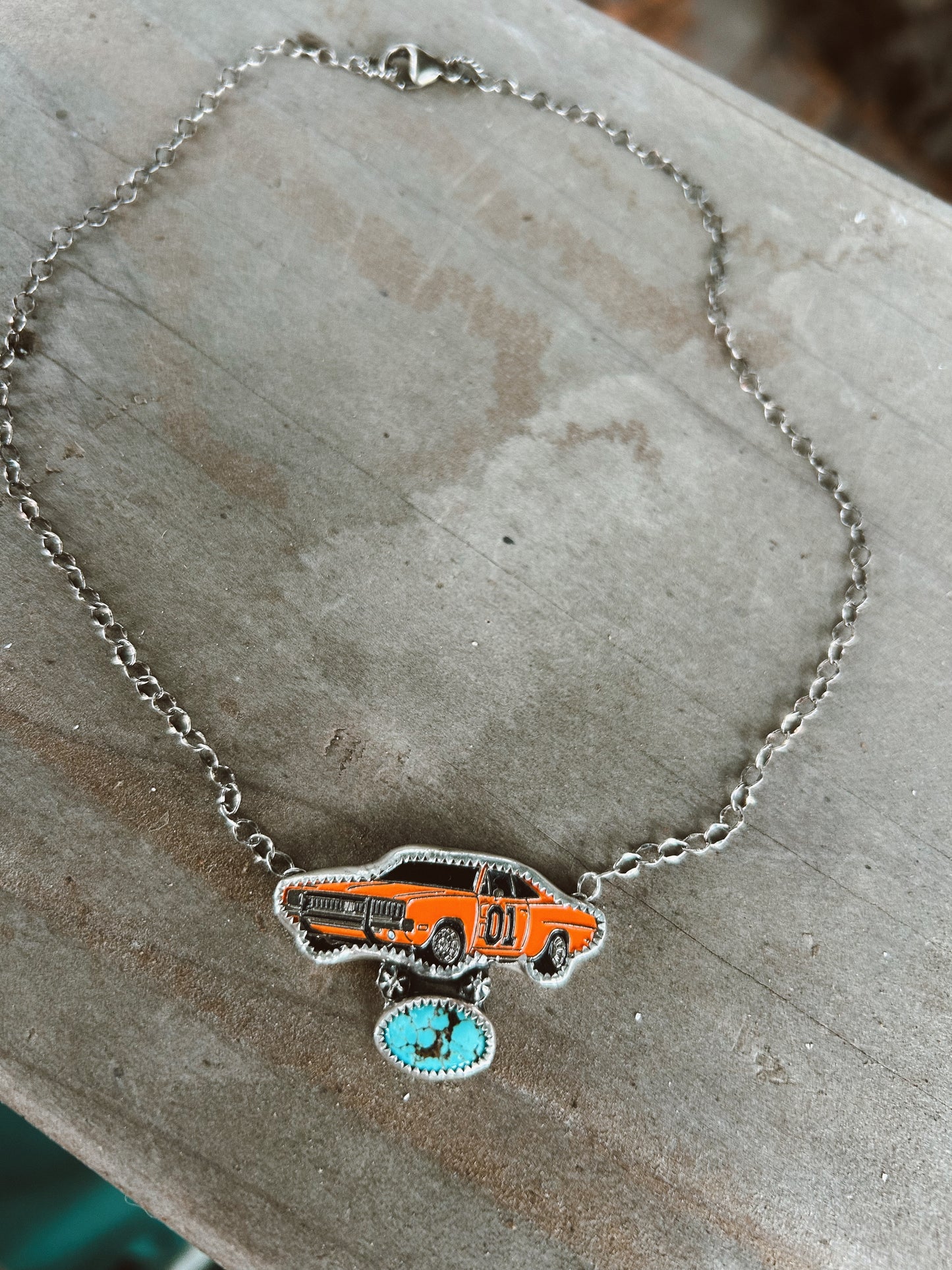 General Lee Turq. Necklace