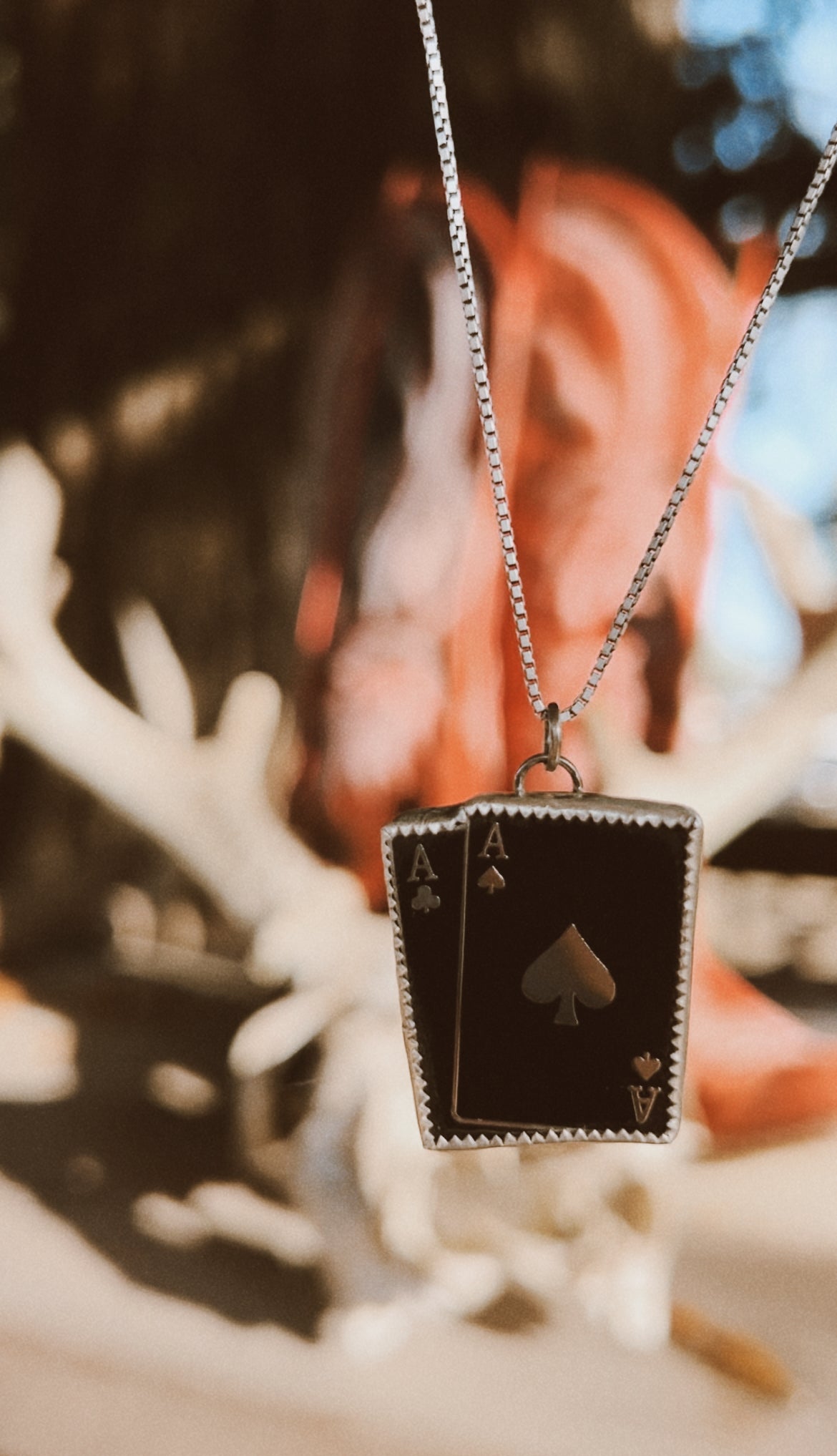 Pair of Aces Necklace