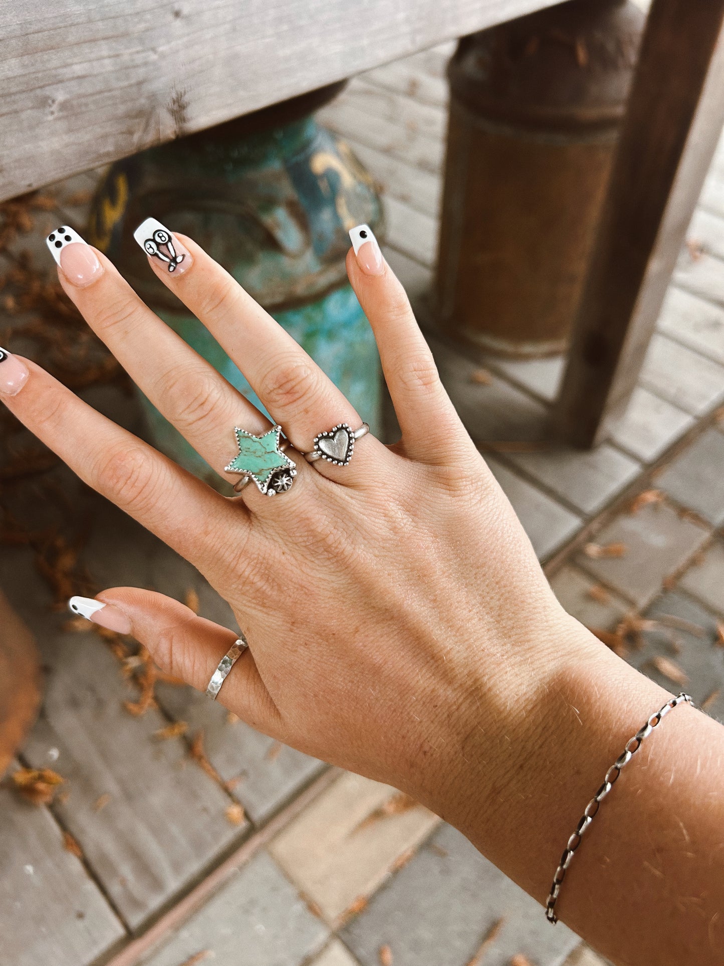 Star Turq. Ring Size 6 1/2