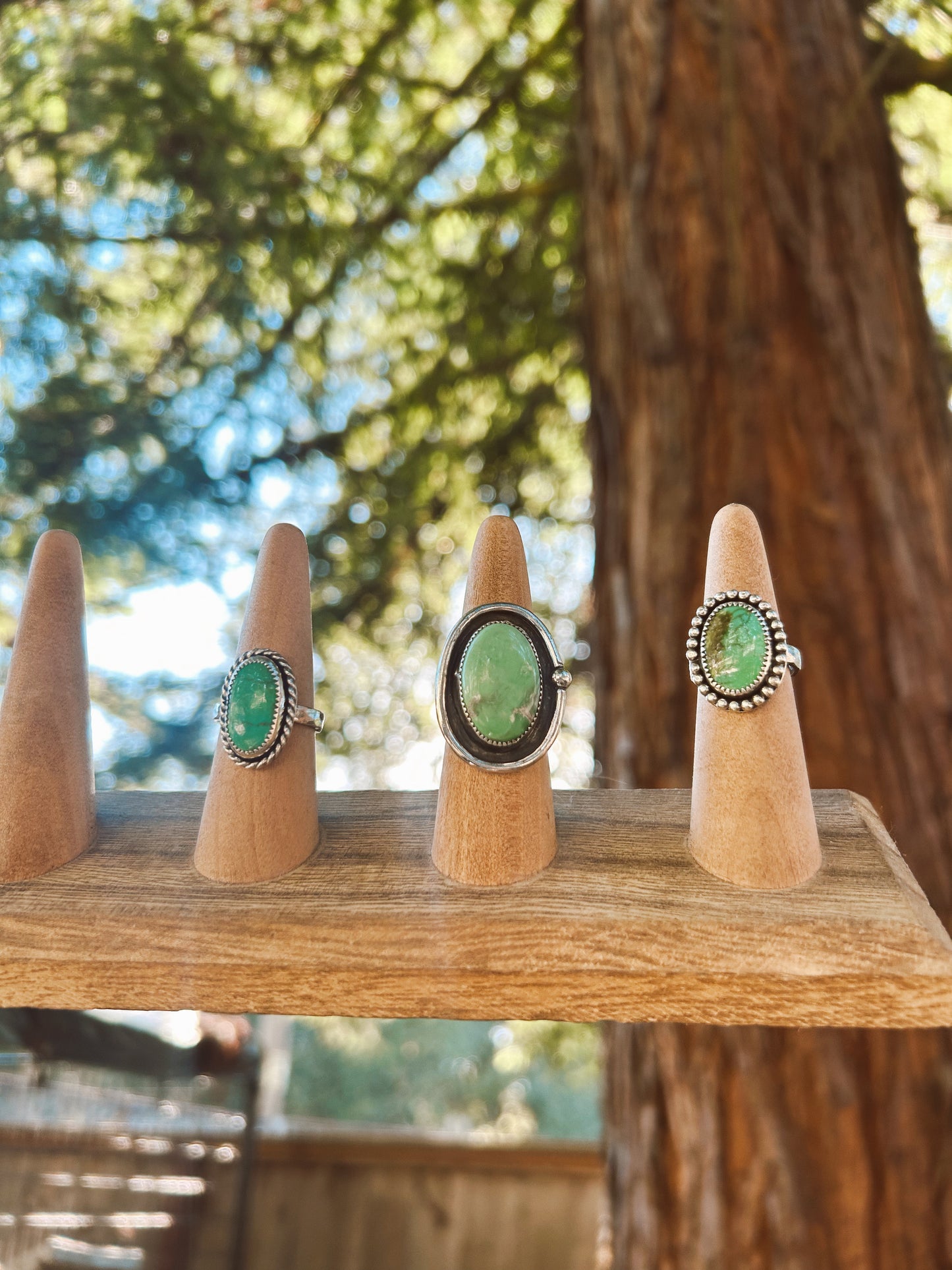 The Evergreen Halo Ring Size 7 1/2