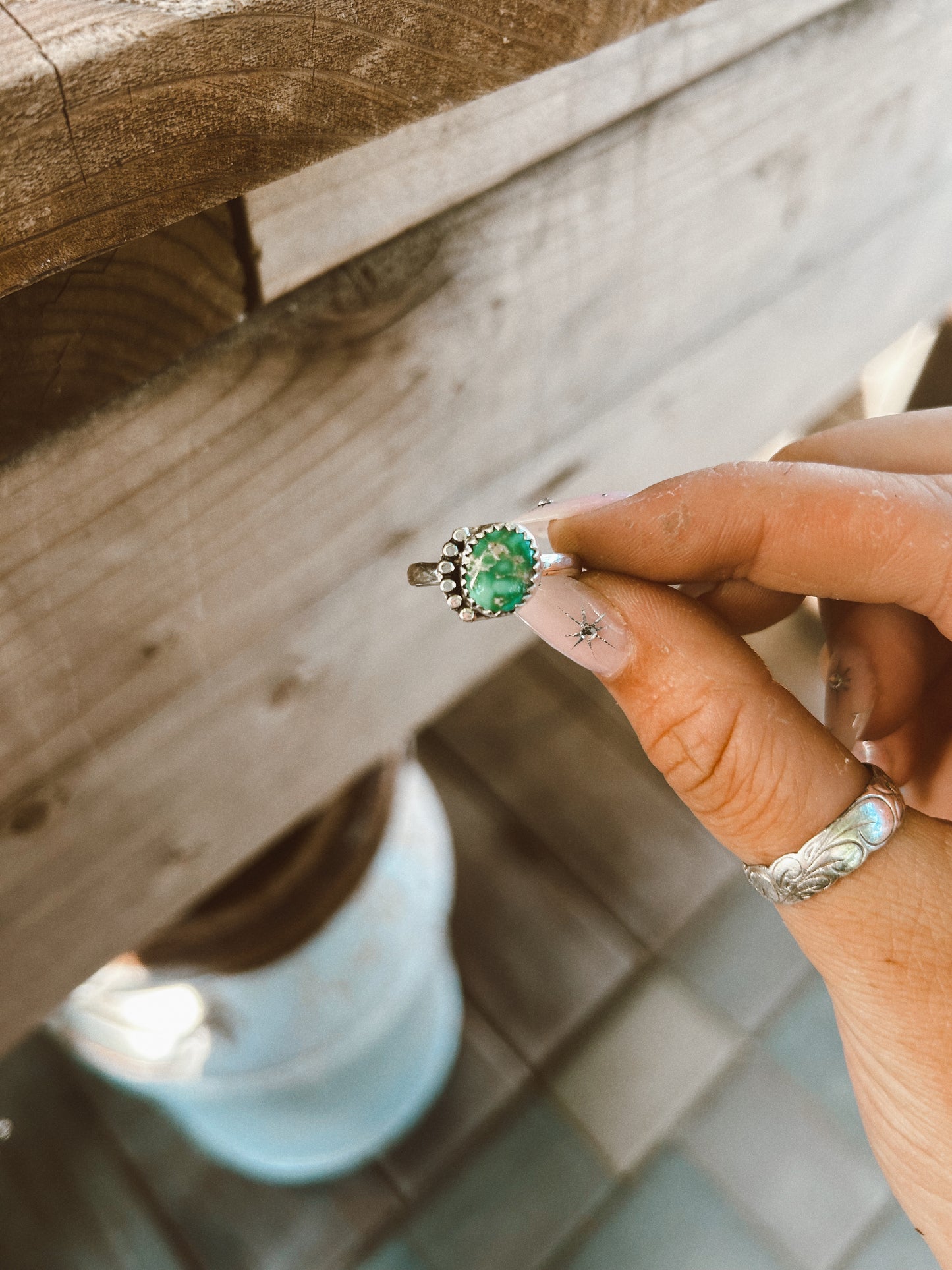 Emerald Valley Turquoise Ring Size 8