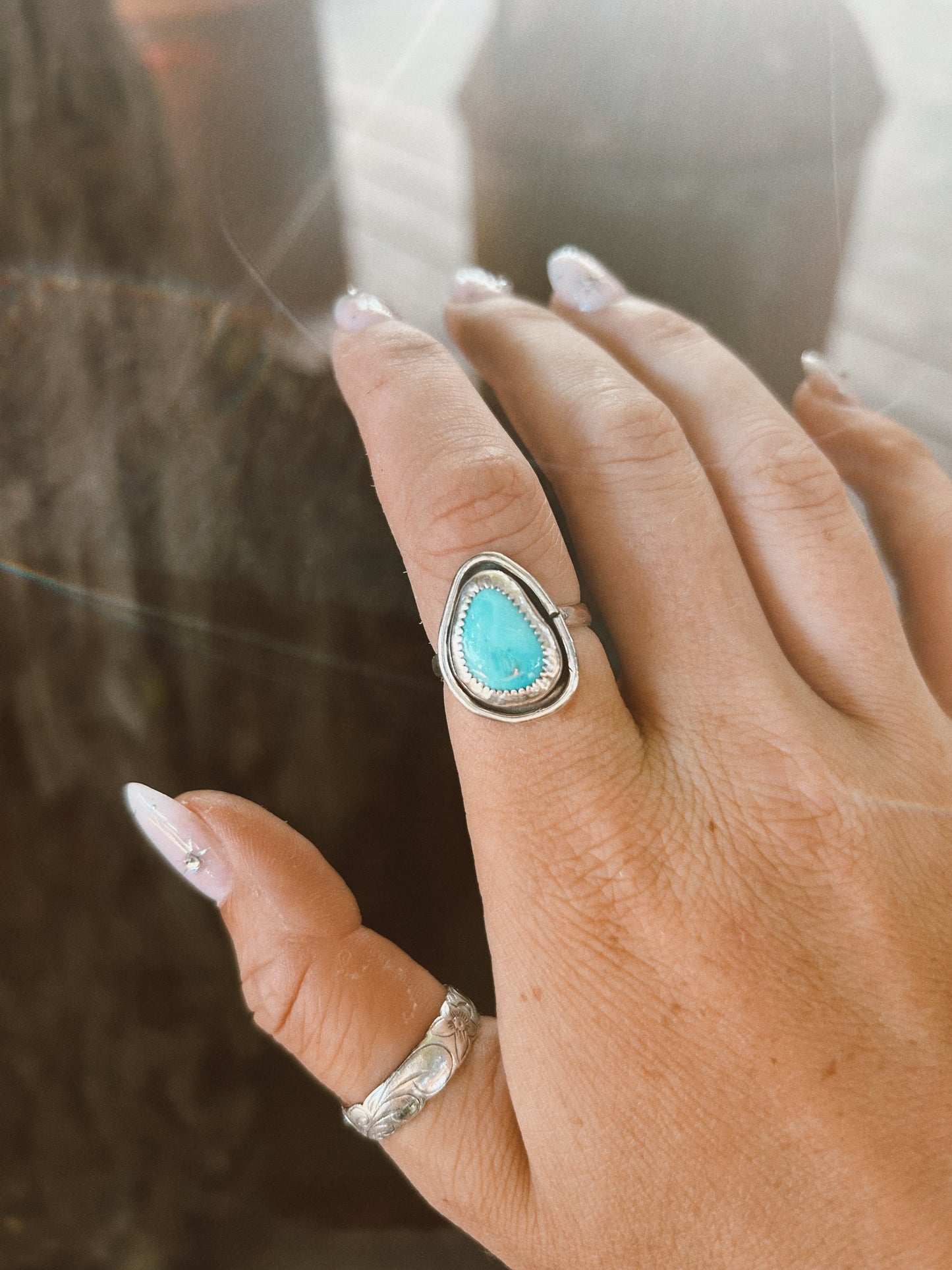 Turquoise Ring Size 6 3/4