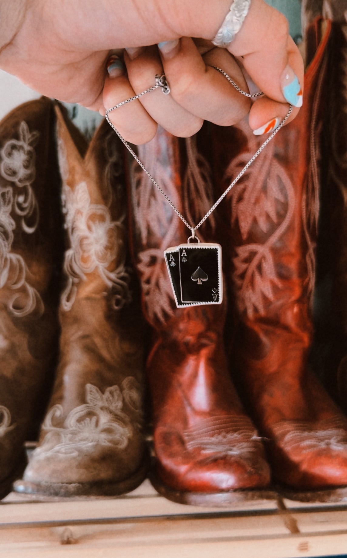 Pair of Aces Necklace