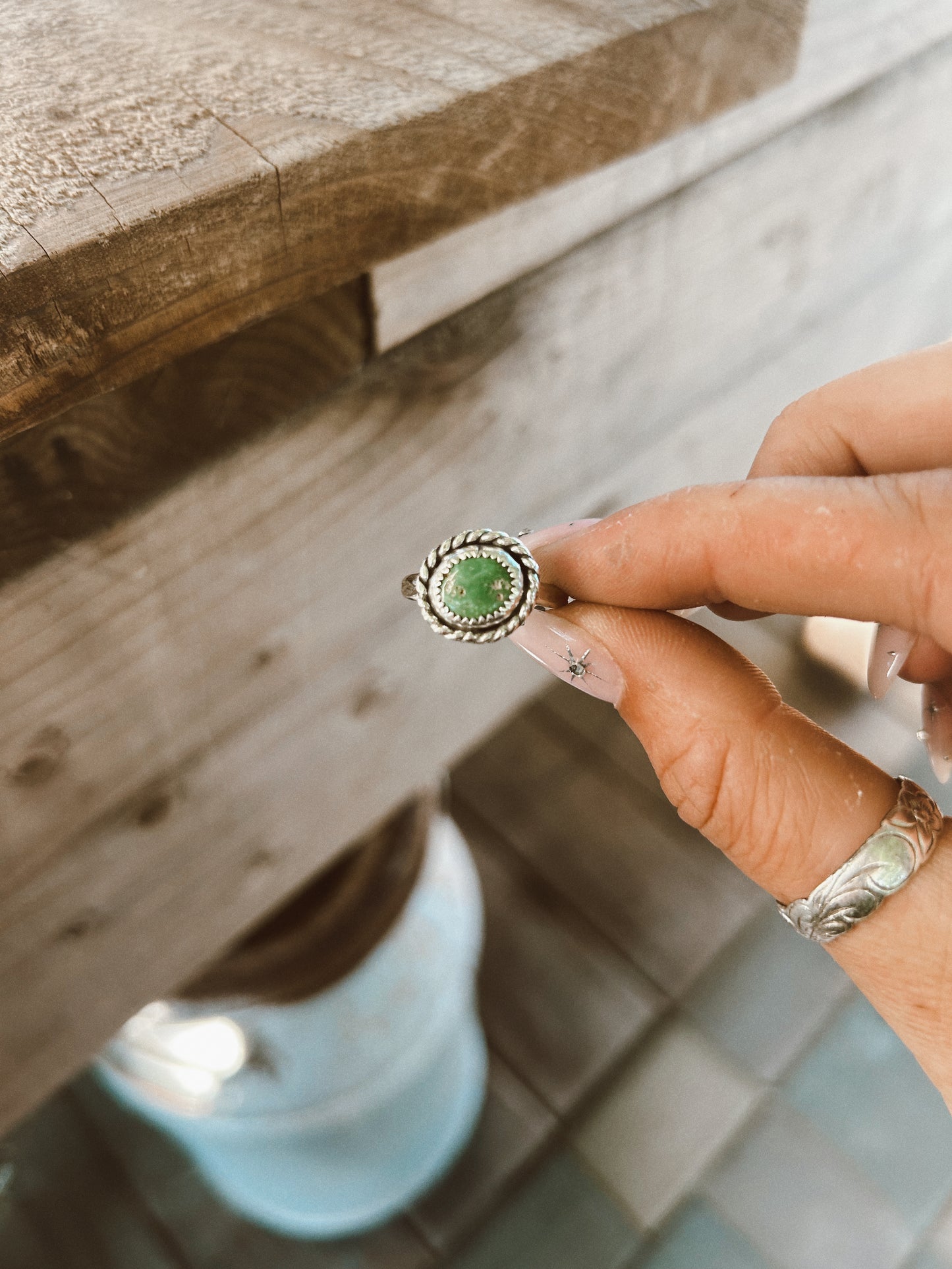 Emerald Valley Turquoise Ring Size 7