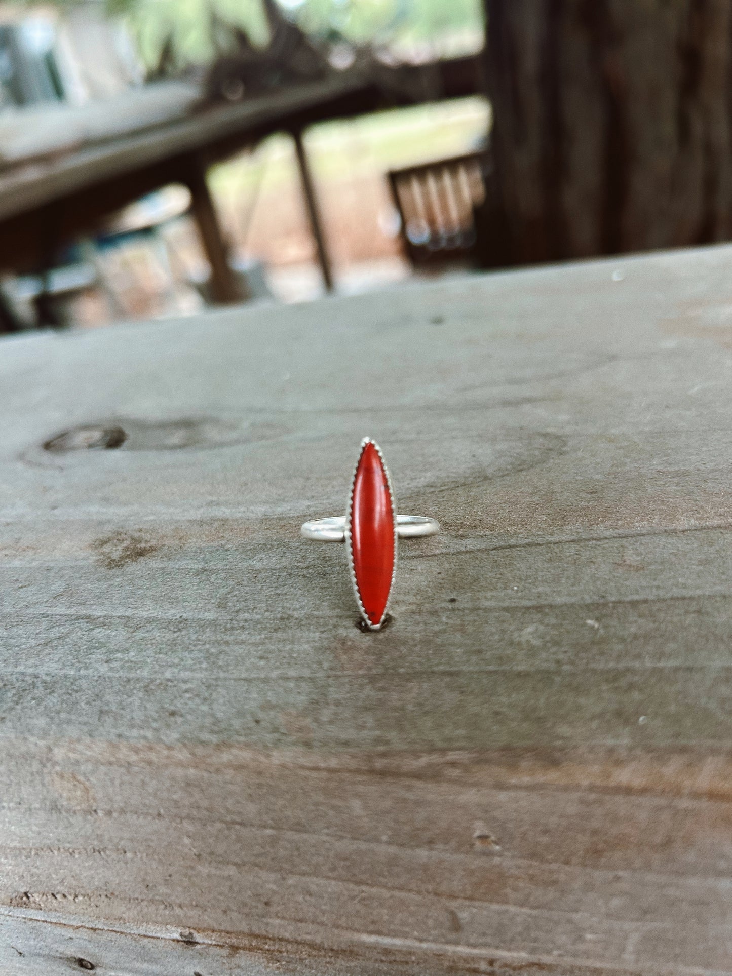 Lady in Red Ring Size 7 1/3