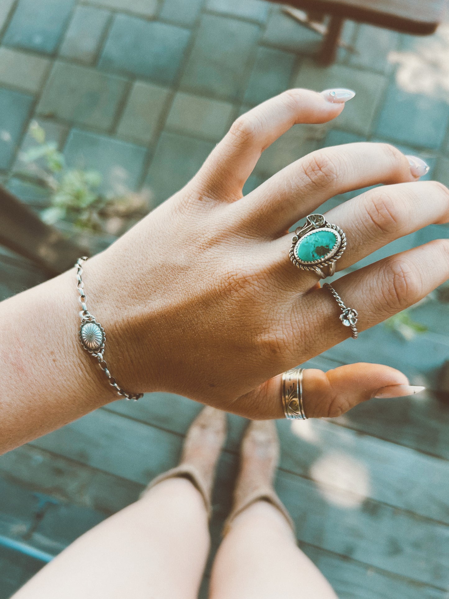 The Mushroom Ring Size 7 1/2