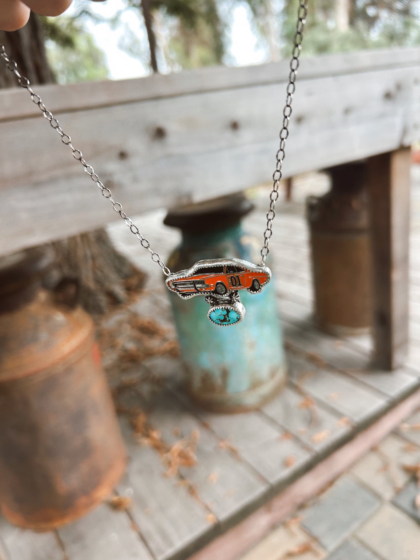 General Lee Turq. Necklace