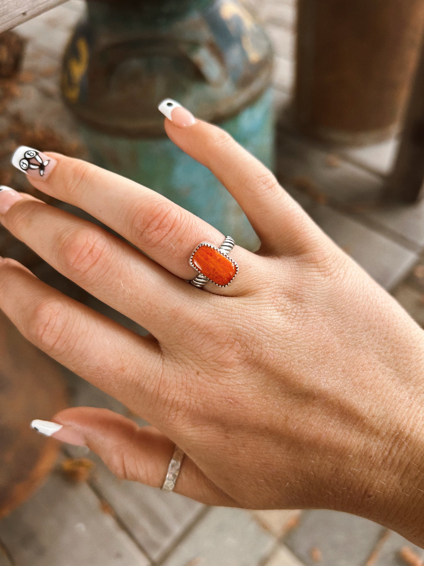 Spiny Oyster Ring Size 6