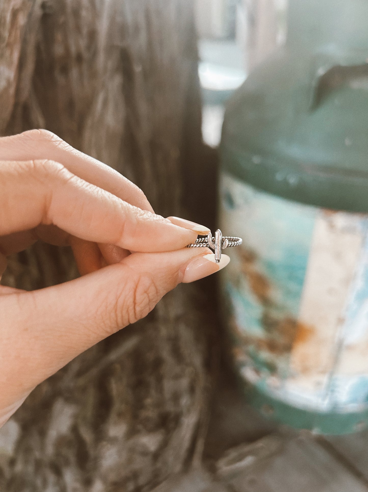 Cactus Stacker Ring
