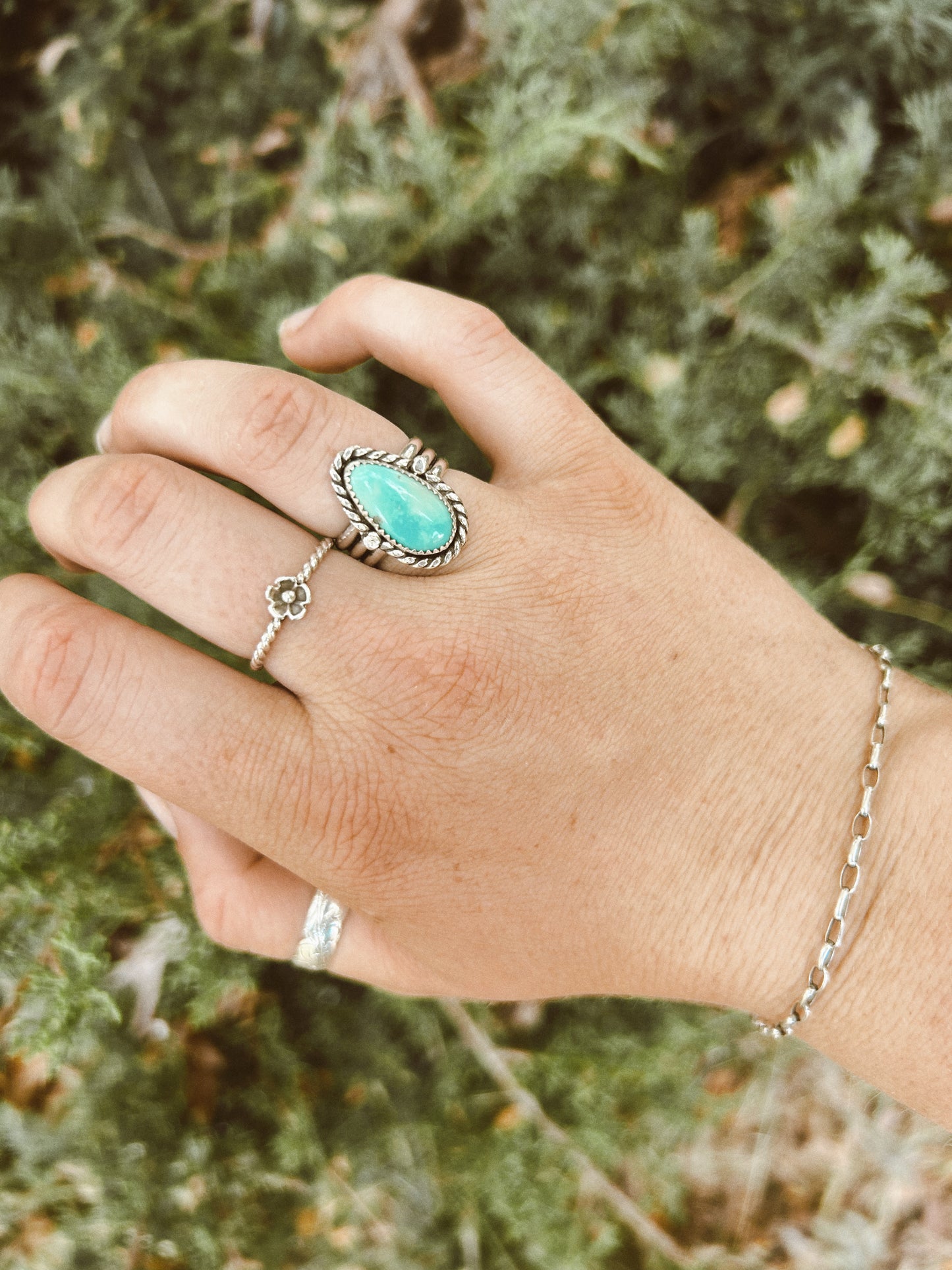 Turquoise Ring Size 6 1/2