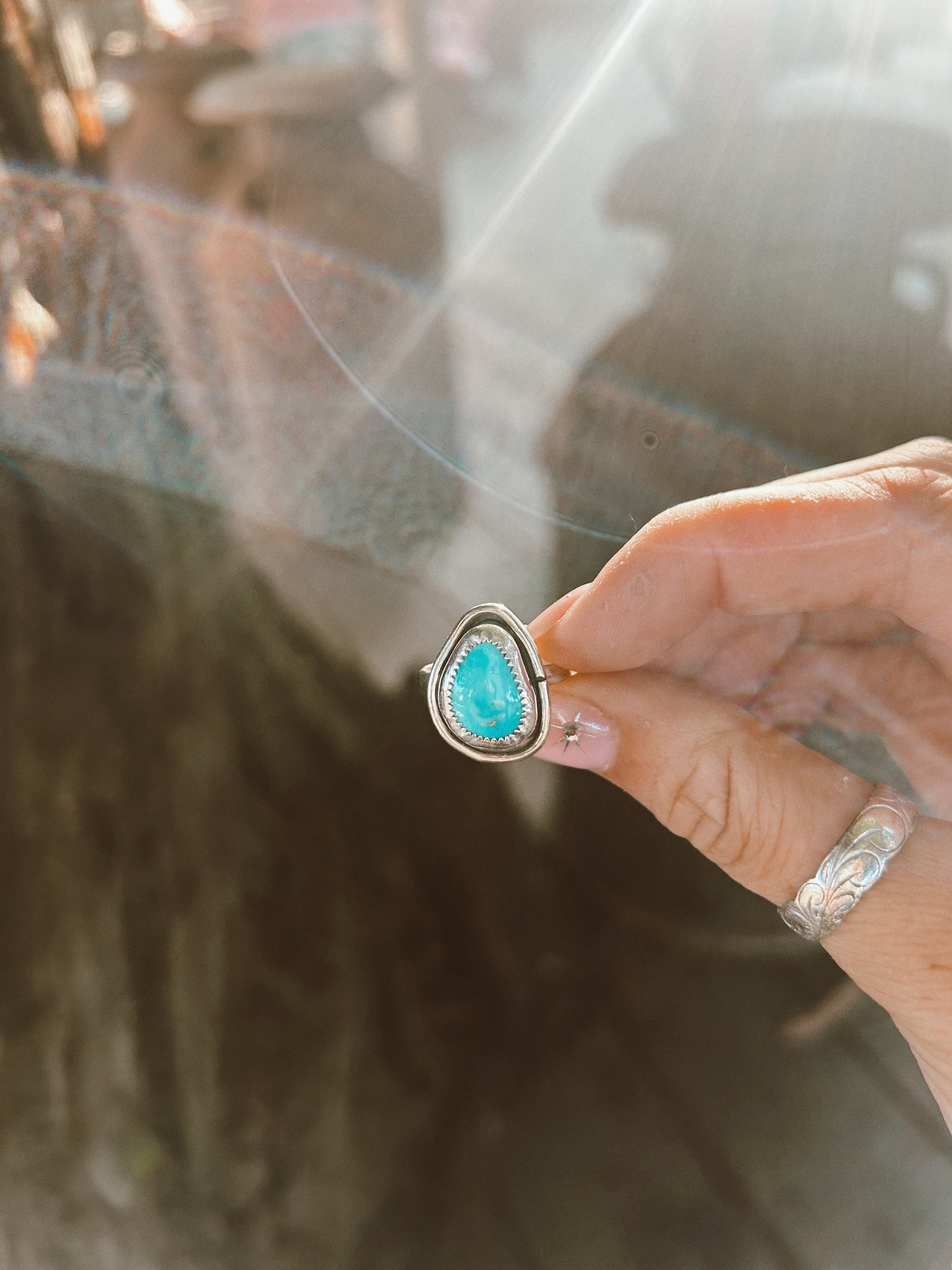 Turquoise Ring Size 6 3/4
