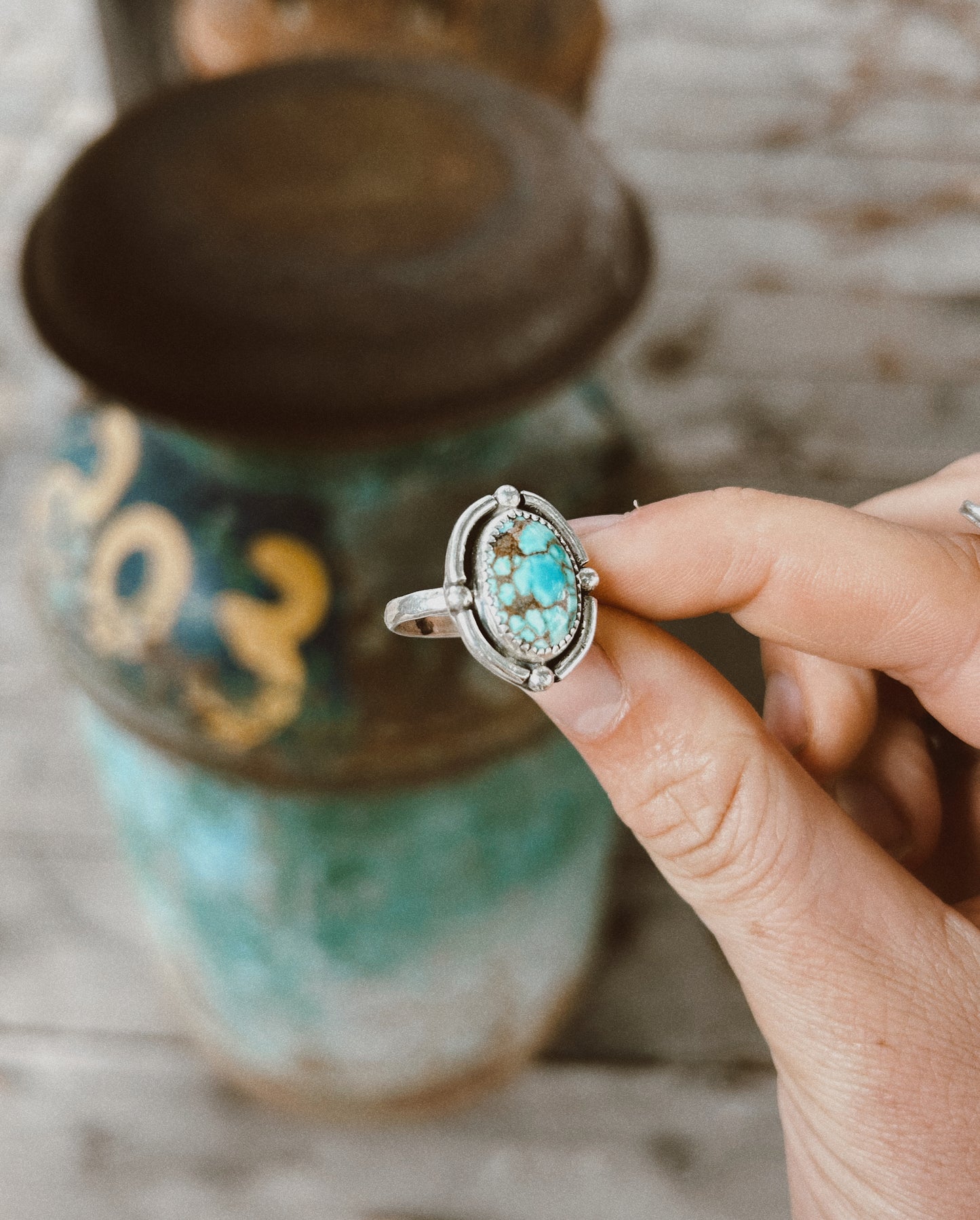 Speckled Ring Size 6 1/2