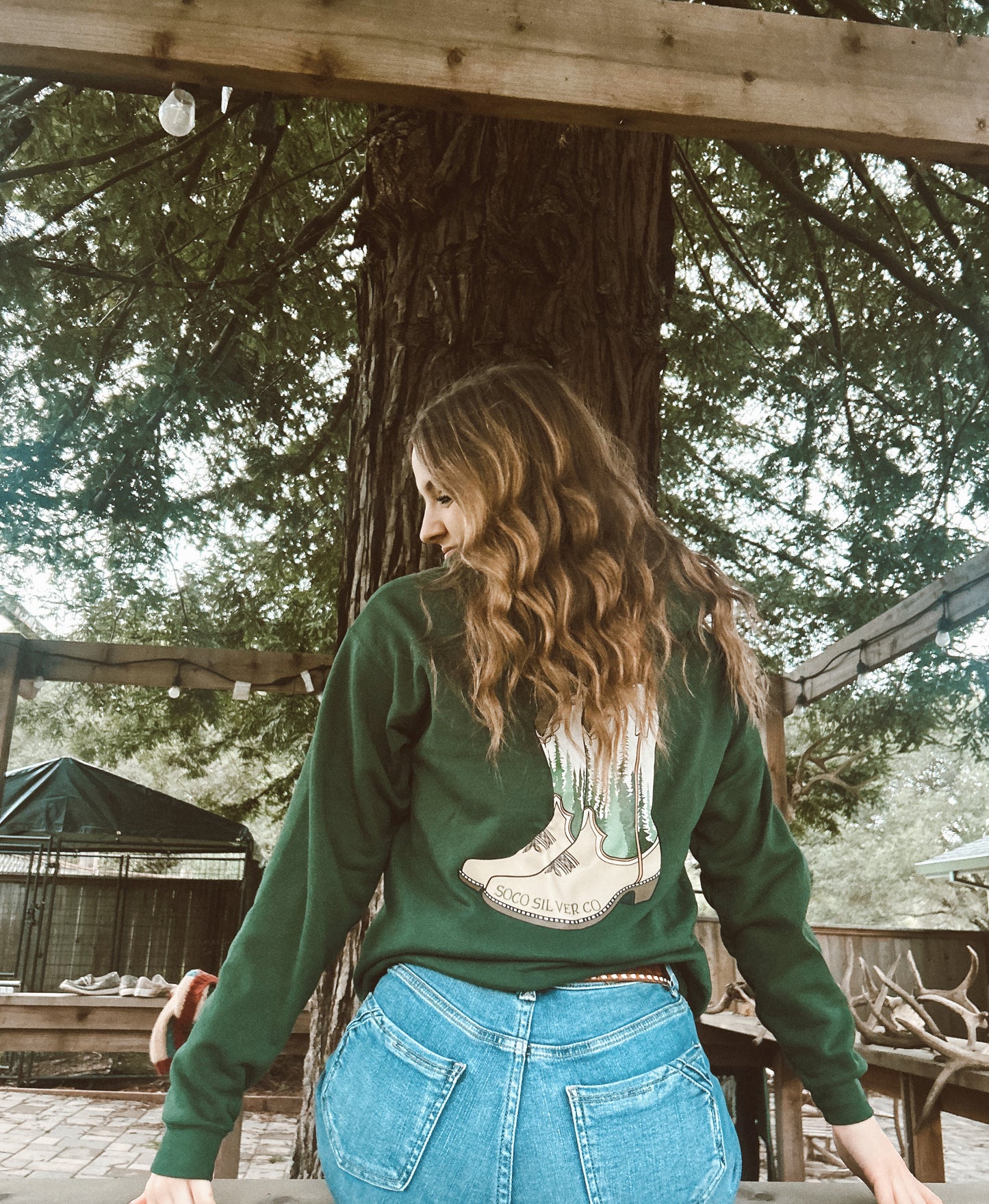 Cowboy Boot Hoodie (Unisex)