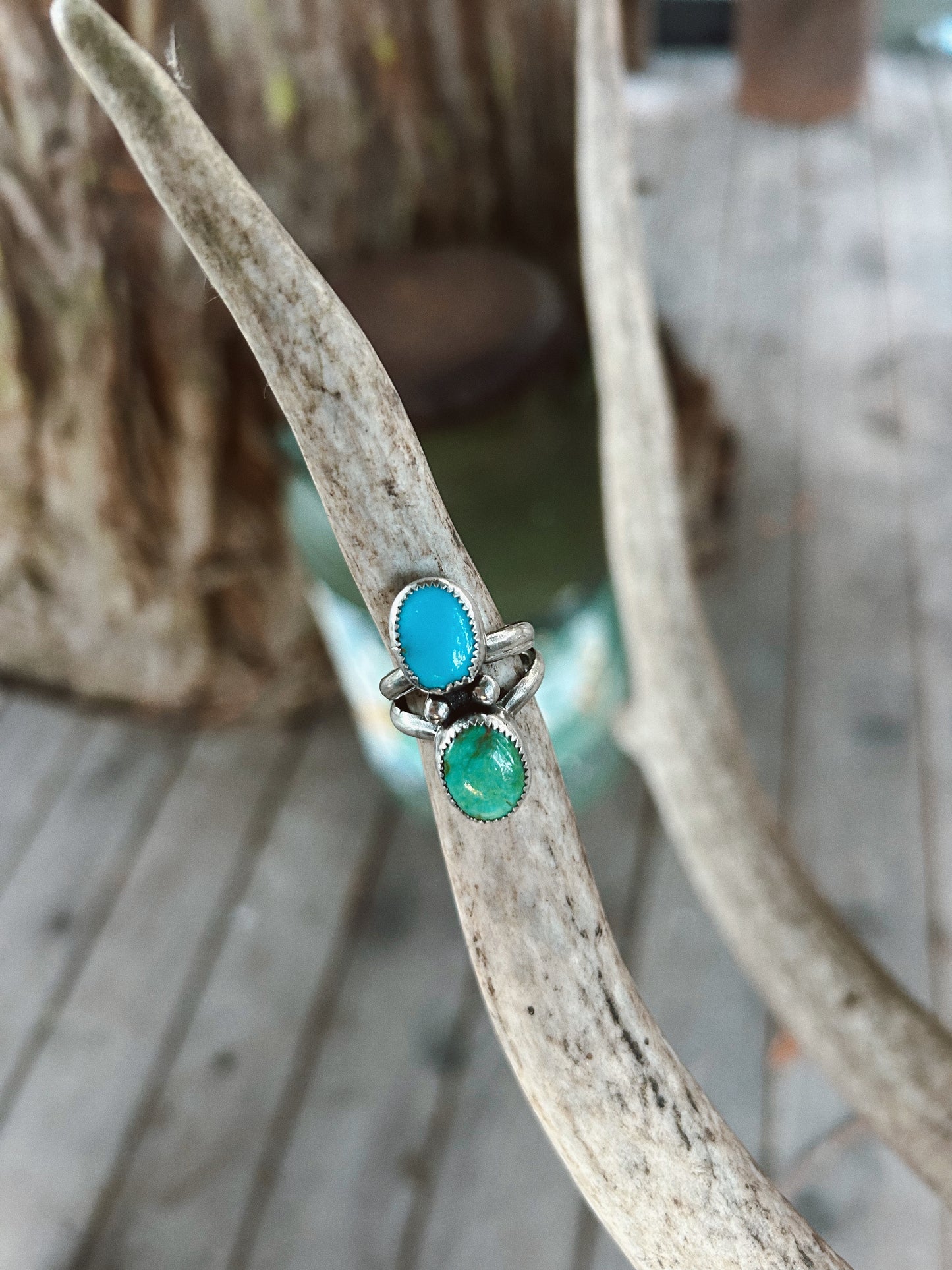 Cielo & Turq Ring Size 6 1/3