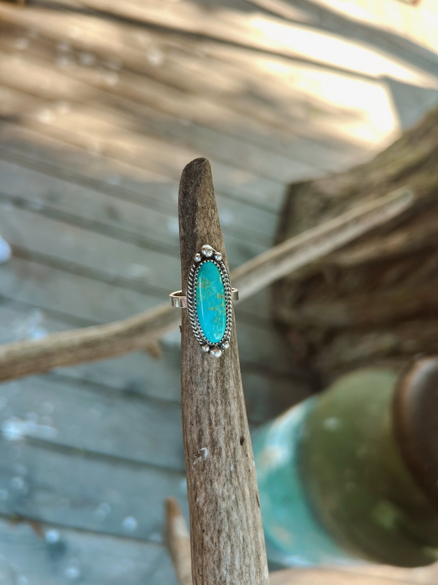 The Trading Post Turquoise Ring Size 6
