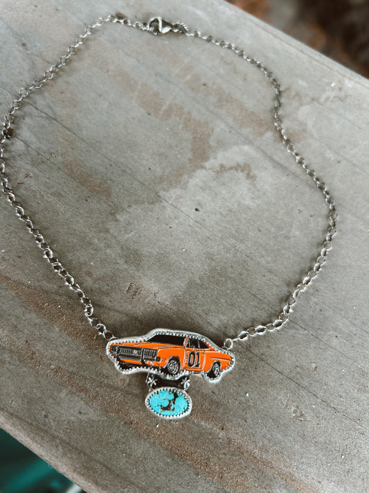General Lee Turq. Necklace