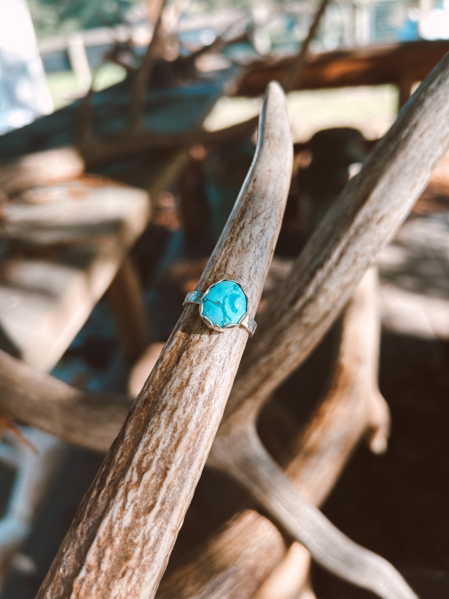 White Water Turquoise Ring