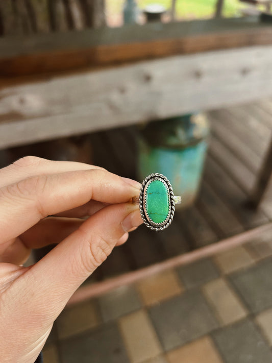 The Green Cielo Ring Size 8