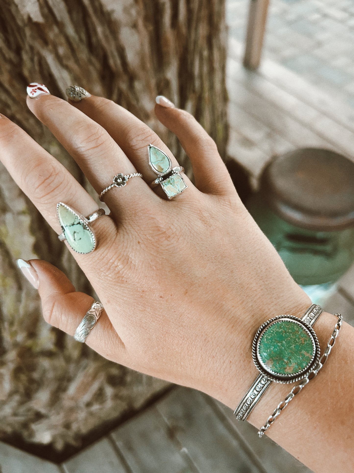 The Pine Blossom Cuff