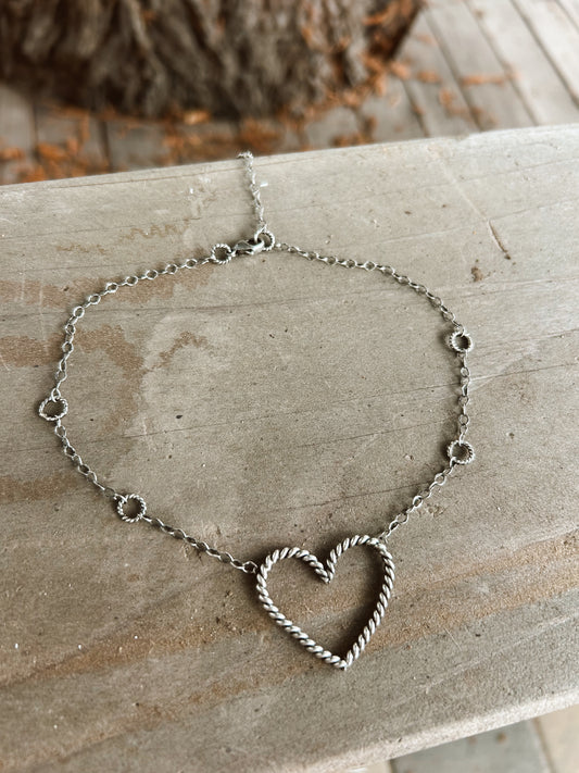 Heart Choker Necklace