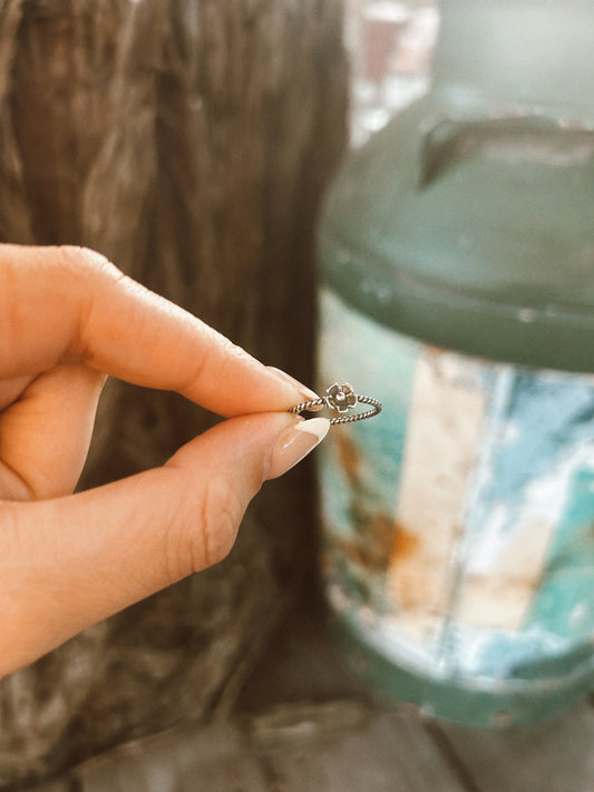 Flower Stacker Ring