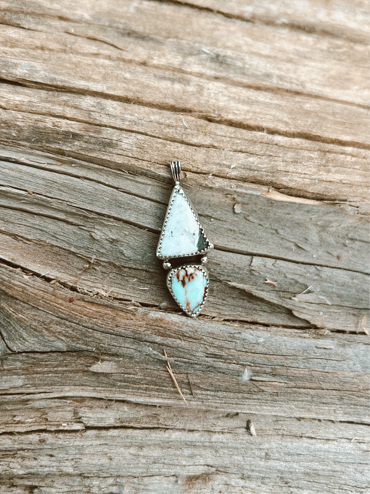 Two Stoned Pendant
