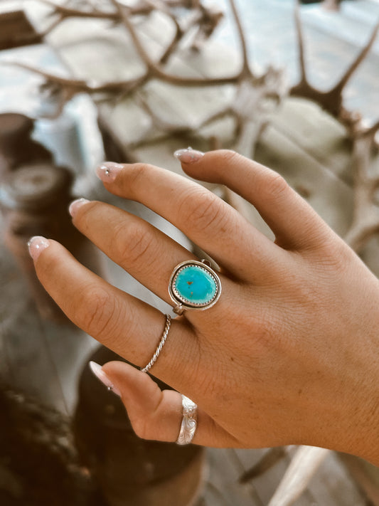 The Aura Turquoise Ring Size 8