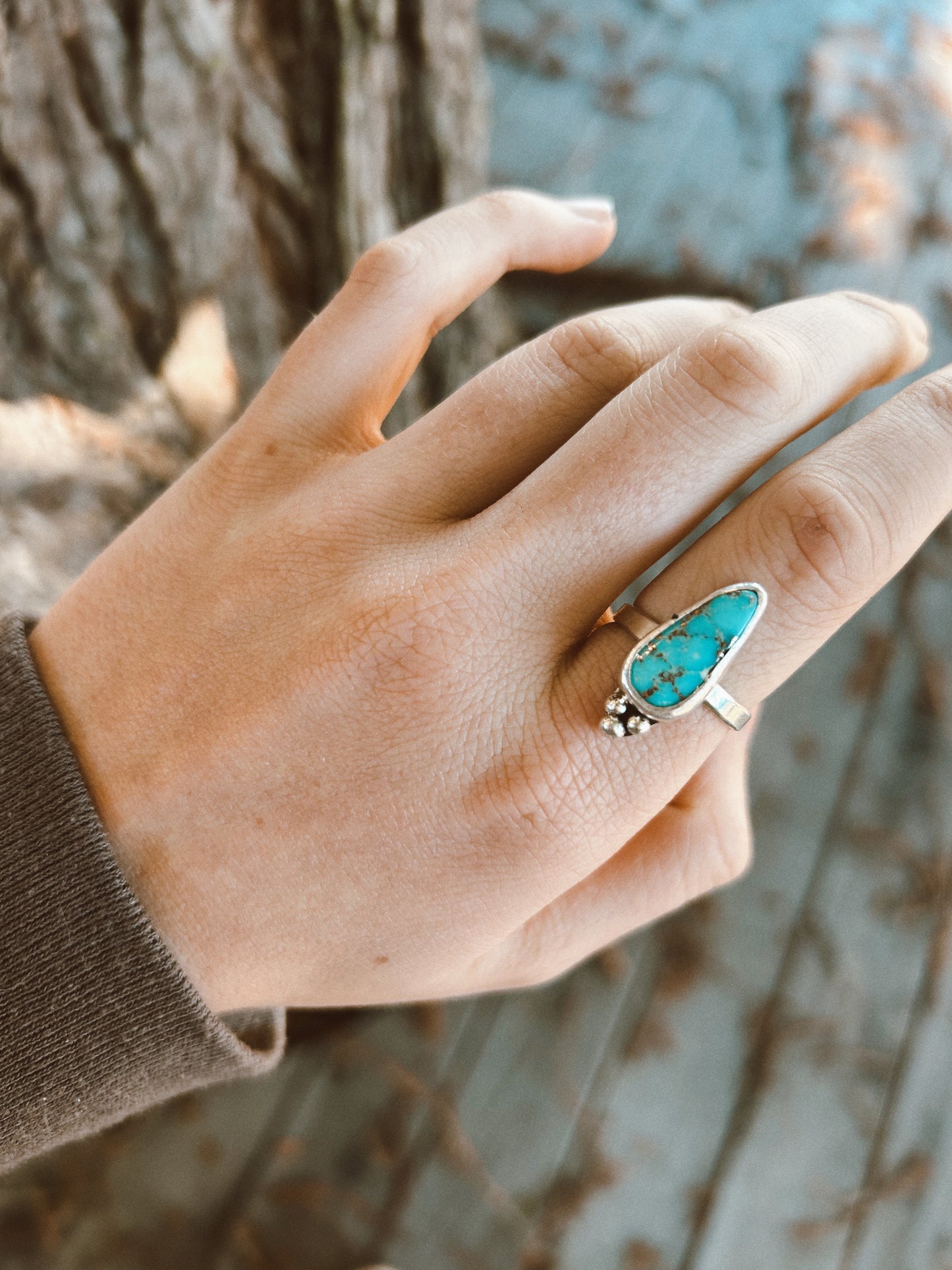 Turquoise Ring Size 7 3/4