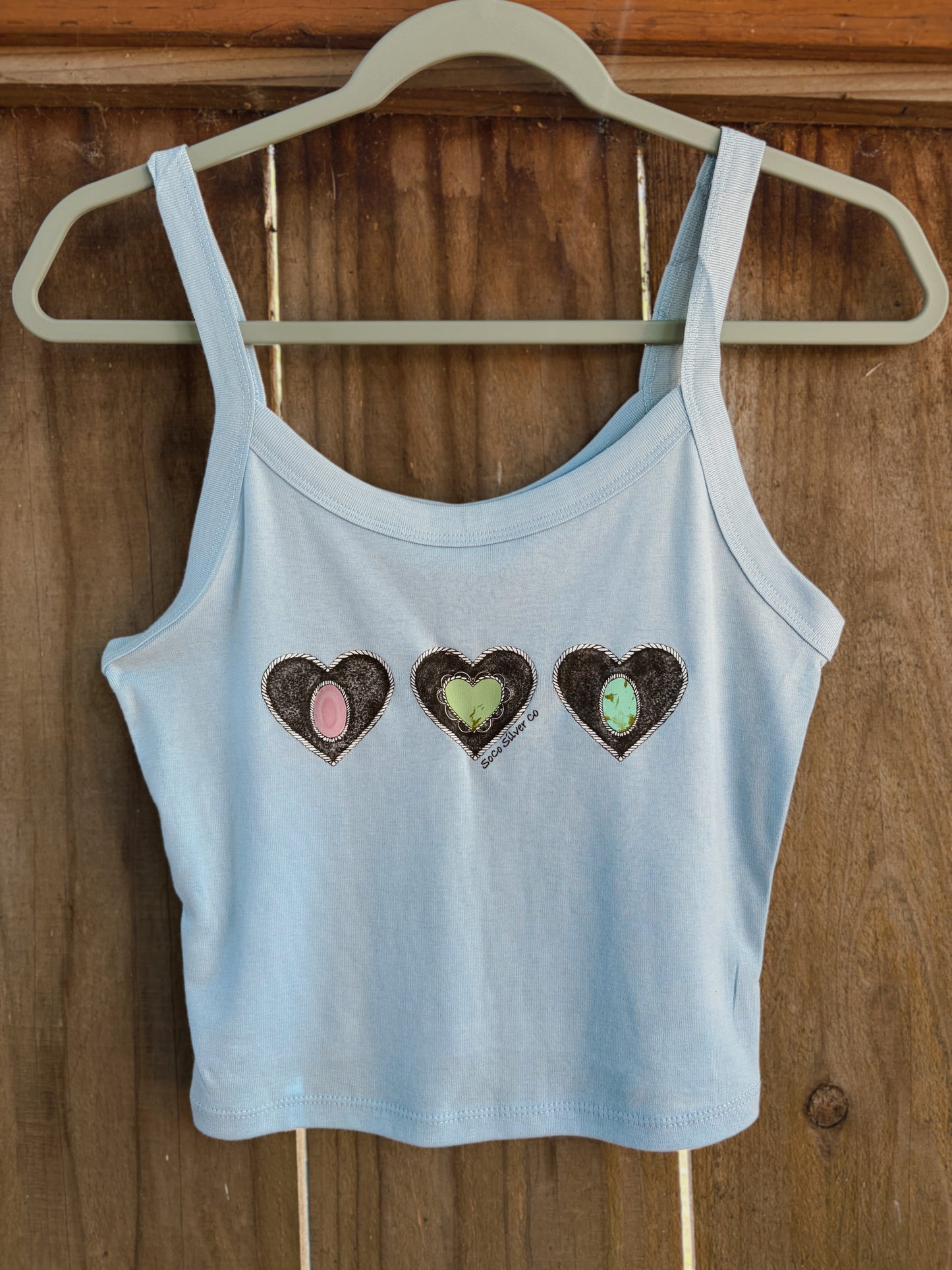 The SoCo Sweetheart Blue Tank