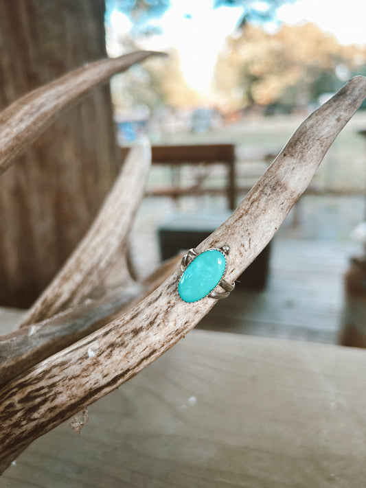 Turquoise Ring Size 5 3/4