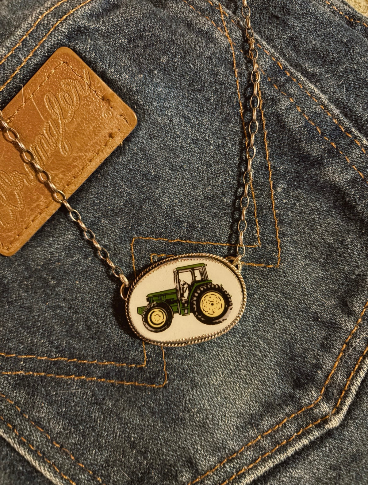 The John Deere Necklace (Oval #4)