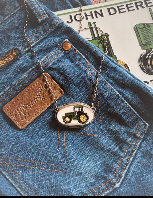 The John Deere Tractor Necklace (A)