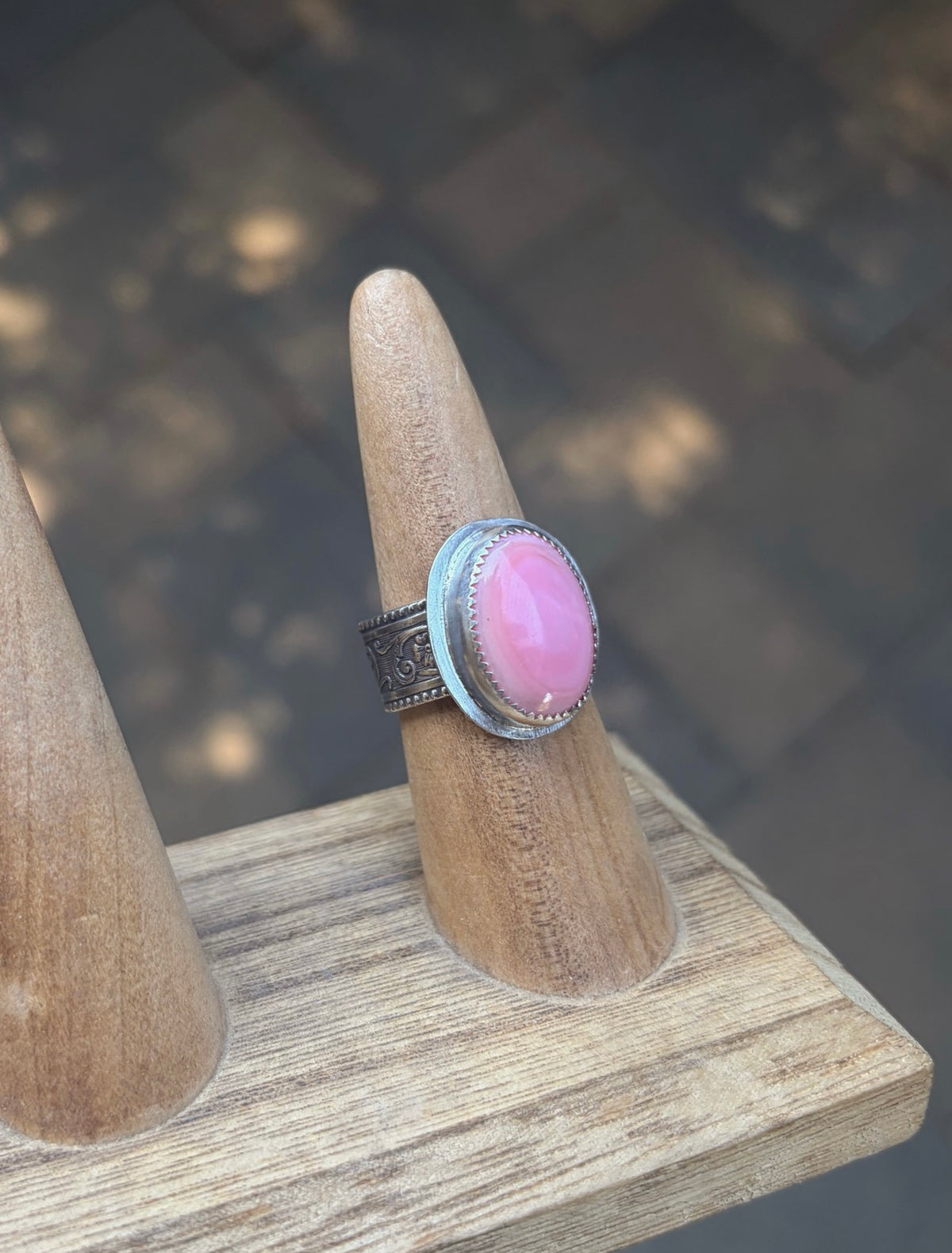 Blush & Broncs Ring Size 8