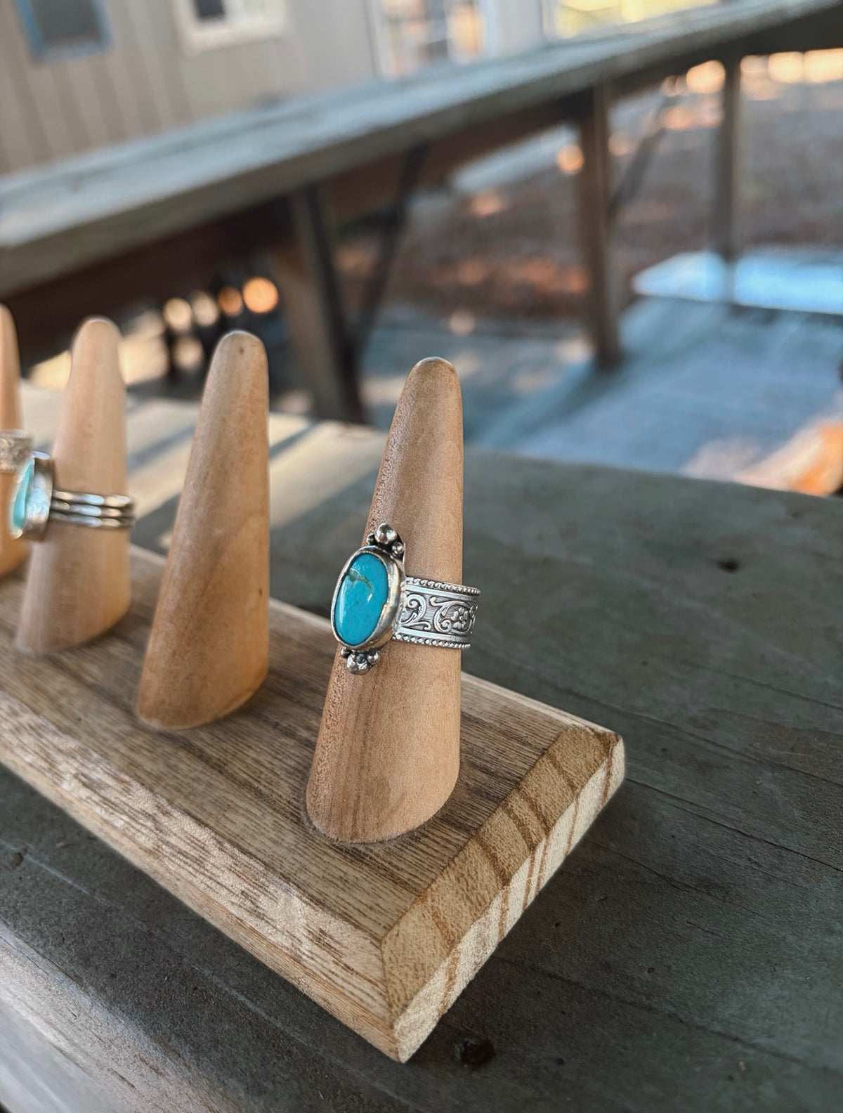 The Bluebird Turquoise Ring Size 8