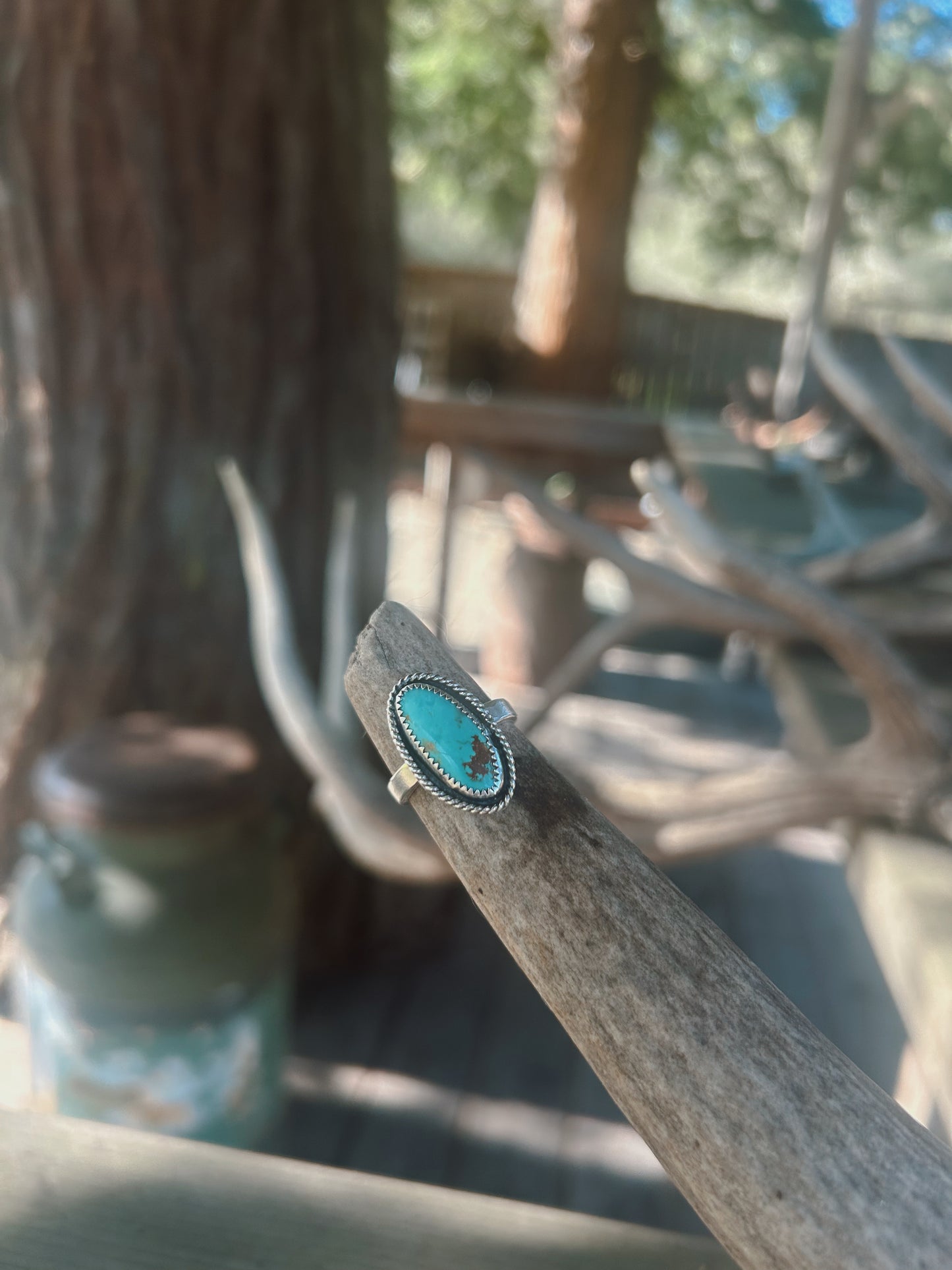 Royston Turquoise Ring Size 8 1/2