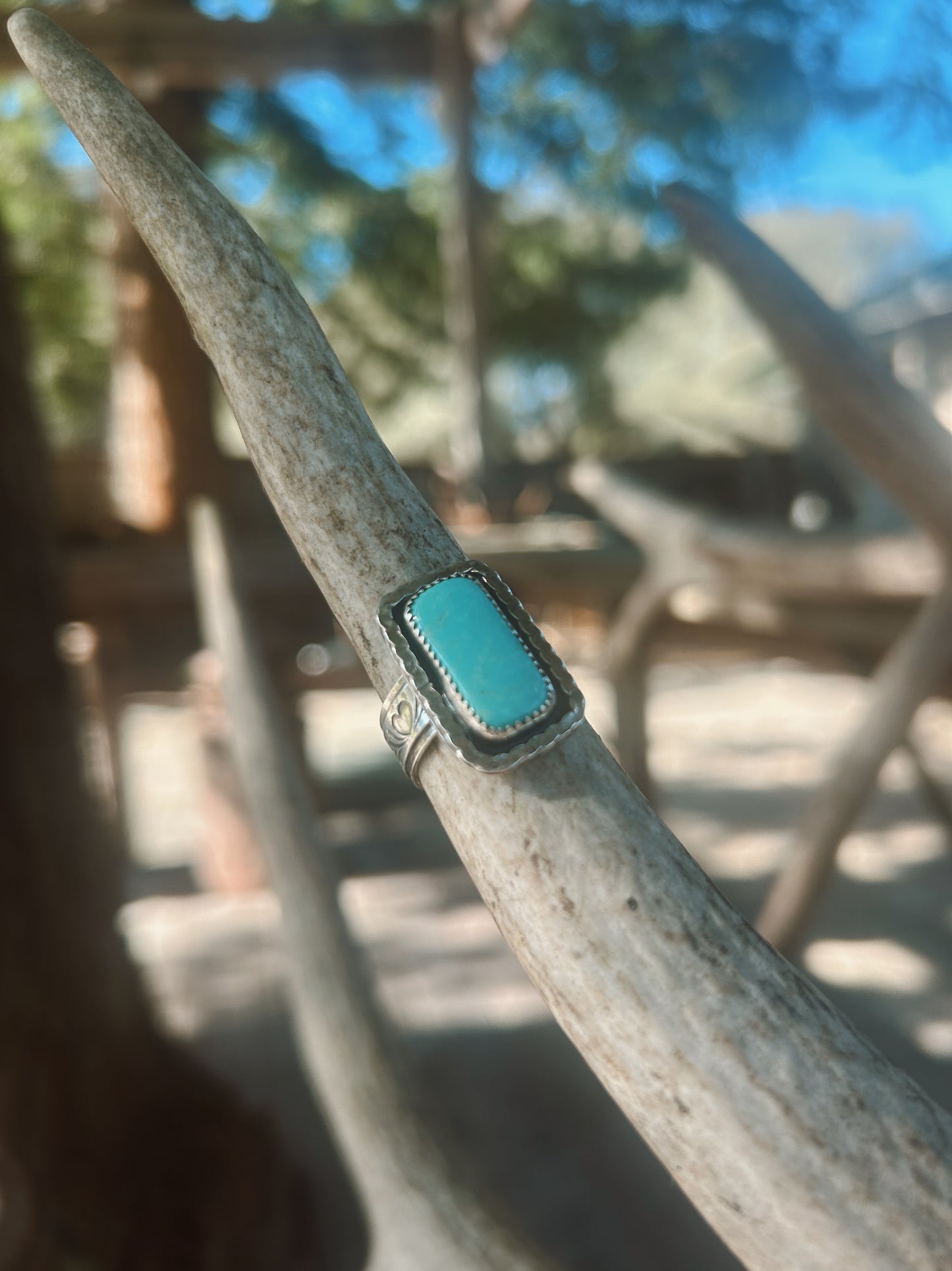 Blue Skies Turquoise Ring Size 8