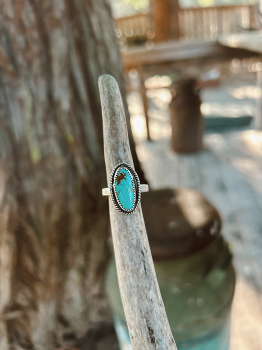 Royston Turquoise Ring Size 8 1/2