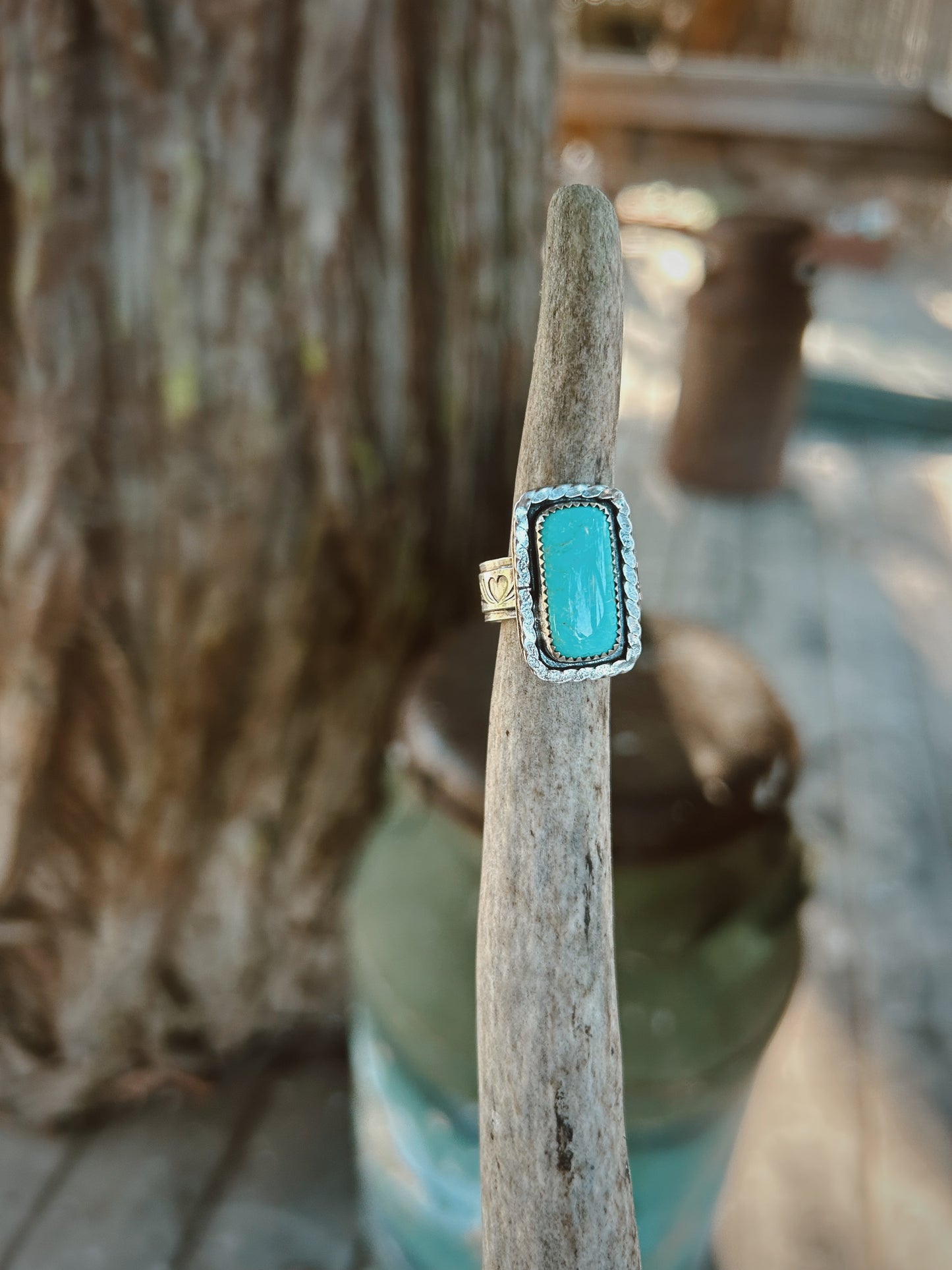 Blue Skies Turquoise Ring Size 8