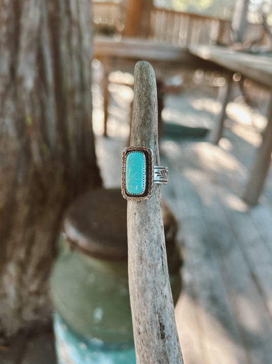Blue Skies Turquoise Ring Size 8