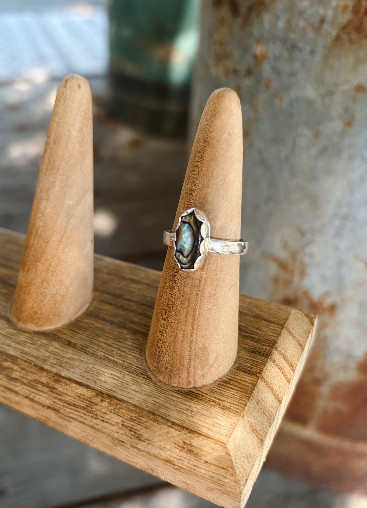The Abalone Ring Size 8