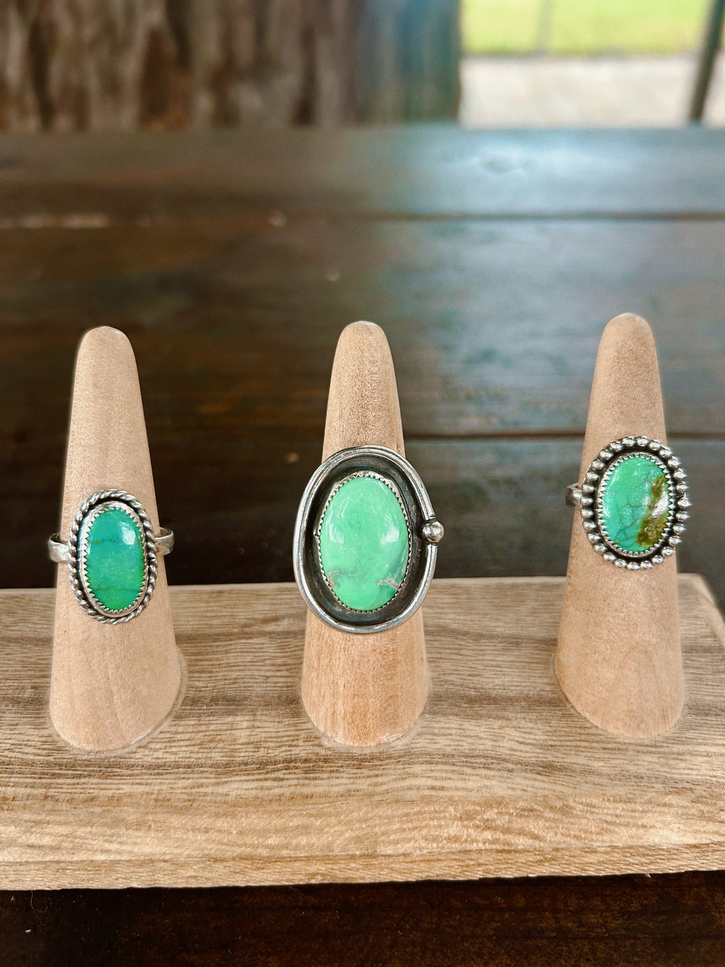 The Green Cielo Ring Size 8