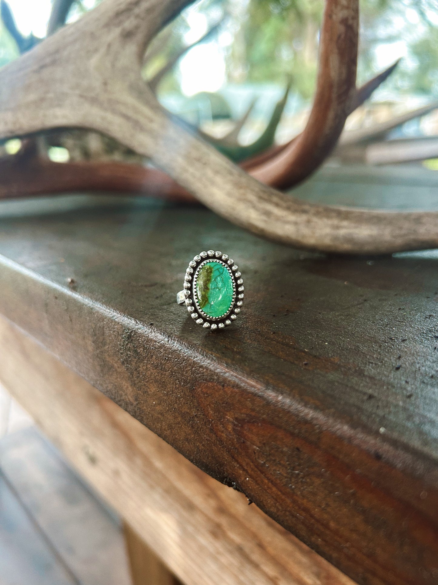 Green Cielo Ring Size 6 1/3