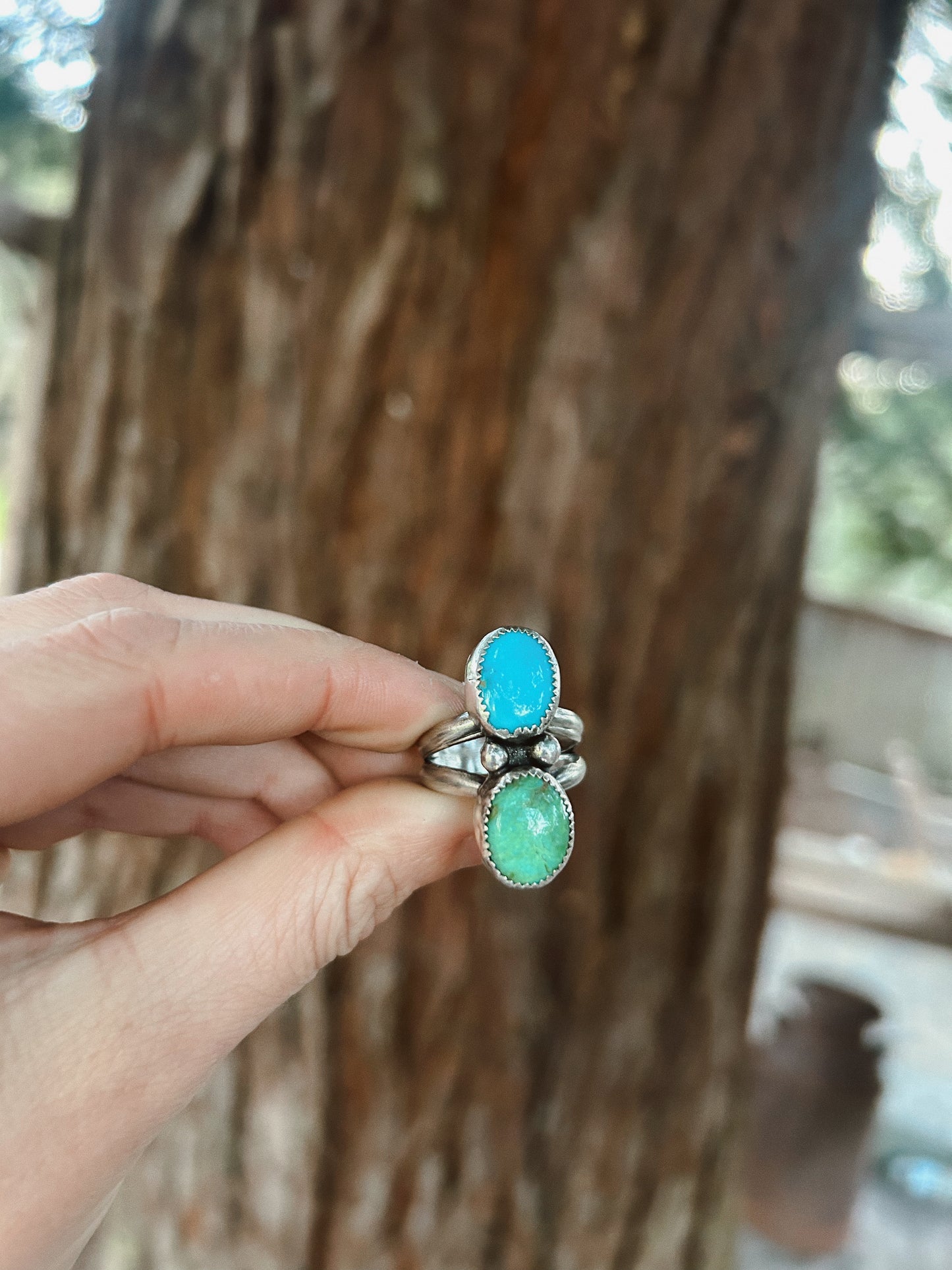 Cielo & Turq Ring Size 6 1/3