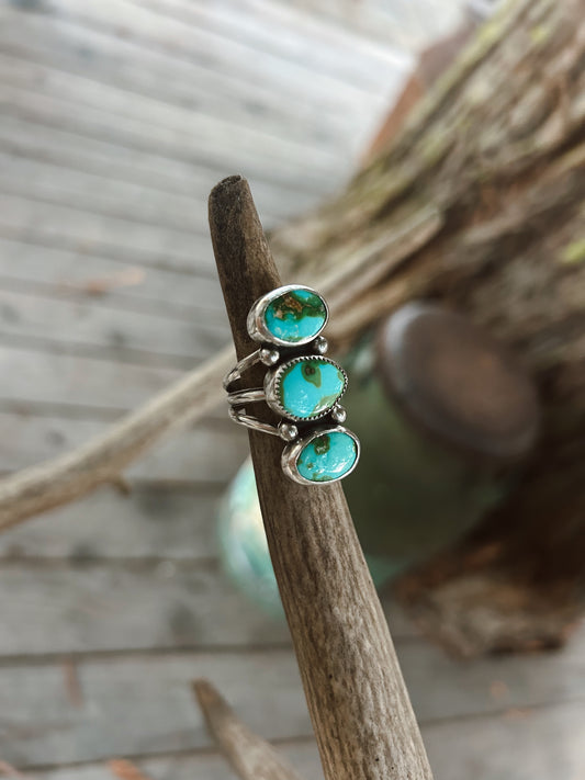 The Sonoran Gold Stacked Ring Size 7 1/3