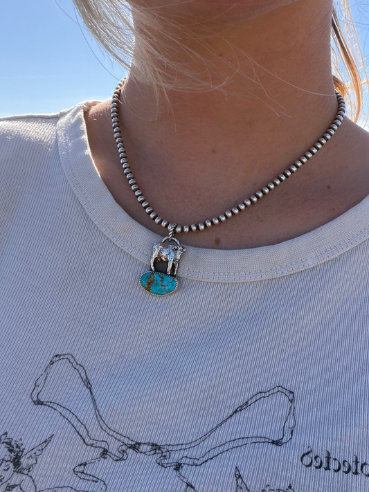 Blue Moo Pendant